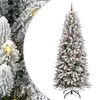 vidaXL Sapin de No&euml;l artificiel Blanc 240 cm