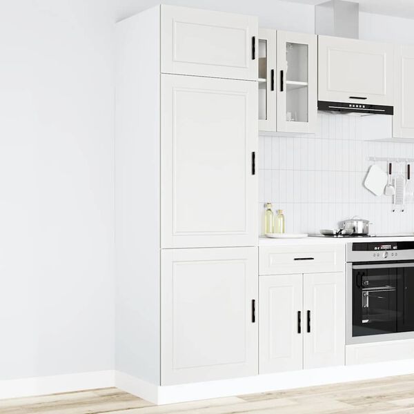 vidaXL Armoire de cuisine Porto blanc bois d'ingénierie