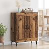 vidaXL Buffet Bois Ancien 69,5 x 34 x 90 cm Bois d'ing&eacute;nierie et fer