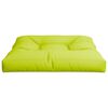 vidaXL Coussin de palette vert brillant 70x70x12 cm tissu