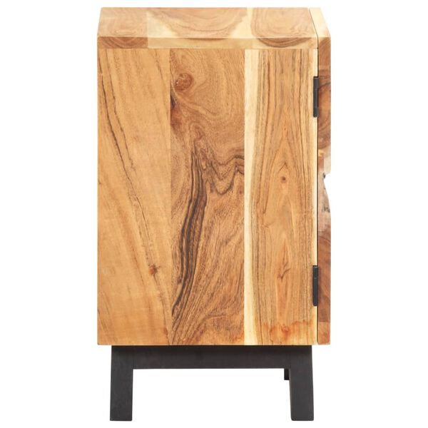 vidaXL Table de chevet 40x30x51 cm Bois d'acacia massif