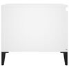vidaXL Table basse Blanc 100x50x45 cm Bois d'ingénierie