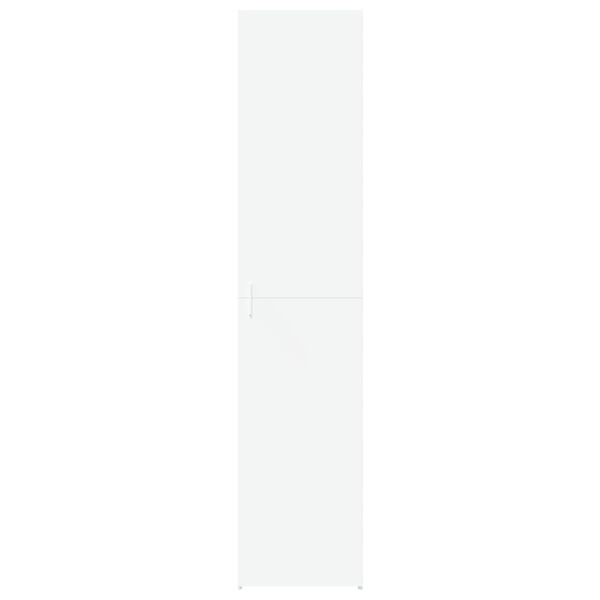 vidaXL Buffet haut blanc 40x42,5x185 cm bois d'ing&eacute;nierie