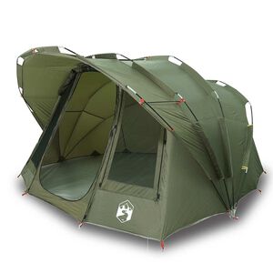 vidaXL Tente de p&ecirc;che 5 personnes vert olive imperm&eacute;able