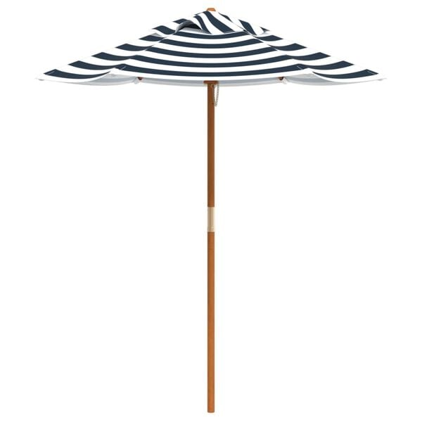 vidaXL Parasol de jardin pour enfants avec poteau en bois &Oslash;120x140 cm