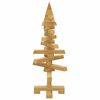 vidaXL Arbre de Noël en bois Marron 60 cm Bois massif en pin