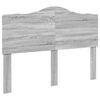 vidaXL Lit de Rangement Gris Sonoma 150 x 200 cm Bois d'ing&eacute;nierie