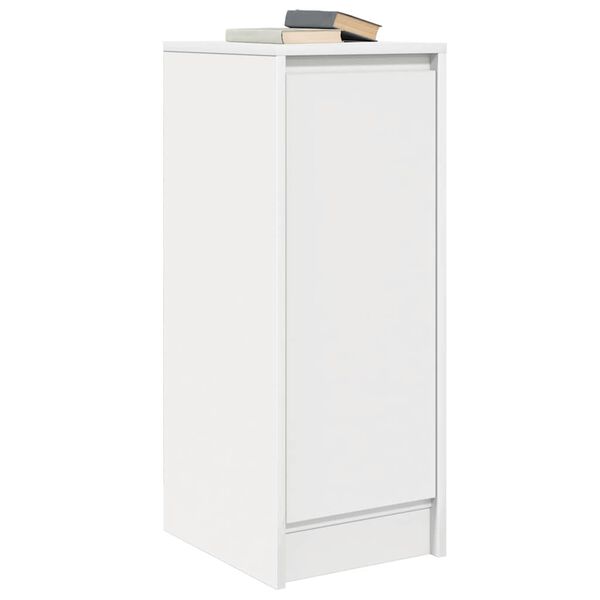 vidaXL Buffet blanc 29,5x34x76 cm bois d'ing&eacute;nierie