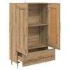 vidaXL Haut Armoire avec tiroir Ch&ecirc;ne artisanal 69,5 x 31 x 115 cm