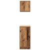vidaXL Armoires de garage 2 pcs vieux bois bois d'ing&eacute;nierie