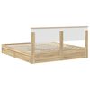 vidaXL Lit de Rangement Ch&ecirc;ne Sonoma 180 x 200 cm Bois d'ing&eacute;nierie