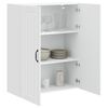 vidaXL Armoire de cuisine Lucca Blanc brillant 80 x 31 x 100 cm