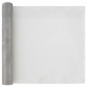 vidaXL &Eacute;cran en maille 60 x 2000 cm 18 mesh Acier Inox 304 Argent&eacute;
