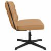 vidaXL Chaise pivotante de bureau beige boucl&eacute; comme de la laine tissu