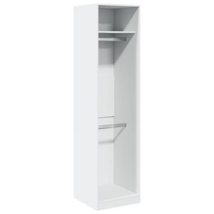vidaXL Garde-robe Blanc 50x50x200 cm Bois d'ing&eacute;nierie