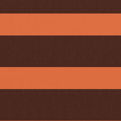 vidaXL Écran de balcon Orange et marron 75x400 cm Tissu Oxford