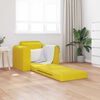 vidaXL Canapé-Lit Jaune 98 x 71 x 83 cm Velours