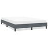 vidaXL Cadre de lit sans matelas gris foncé 160x210 cm velours