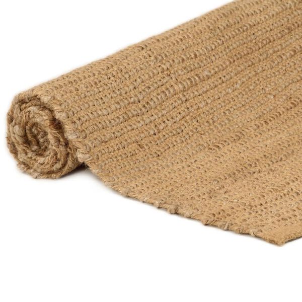 vidaXL Tapis rectangulaire Naturel 180x250 cm Jute