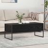 vidaXL Table basse Chêne noir 100 x 46 x 40 cm Bois d'ingénierie