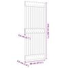 vidaXL Porte NARVIK Naturel 80 x 210 cm Bois de pin massif