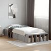 vidaXL Cadre de lit sans matelas sonoma gris 75x190 cm