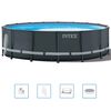 Intex Ensemble de piscine ronde Ultra XTR Frame 488 x 122 cm 26326GN