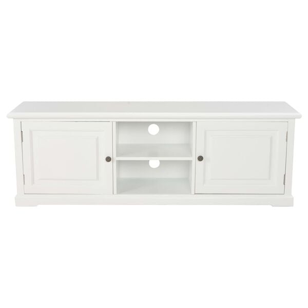 vidaXL Meuble TV Blanc 120x30x40 cm Bois