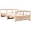 vidaXL Lit de jour sans matelas 80x200 cm bois de pin massif