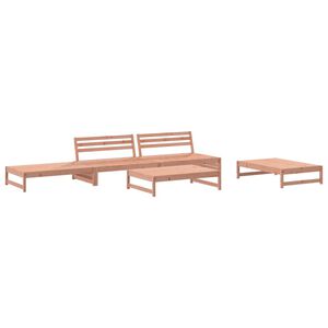 vidaXL Salon de jardin 5 pcs bois massif douglas
