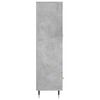 vidaXL Buffet haut gris béton 69,5x31x115 cm bois d'ingénierie