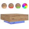 vidaXL Table basse Ch&ecirc;ne artisanal 80 x 80 x 31 cm Bois d'ing&eacute;nierie