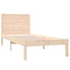vidaXL Cadre de lit sans matelas 90x190 cm bois massif