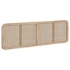 vidaXL T&ecirc;te de lit avec t&ecirc;te de lit Naturel 180 x 55 x 3 cm Rotin