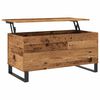 vidaXL Table basse vieux bois 90x44,5x45 cm bois d'ing&eacute;nierie