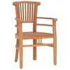 vidaXL Ensemble &agrave; manger de jardin 7 pcs Bois de teck solide