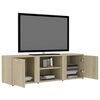 vidaXL Meuble TV Chêne sonoma 120x34x37 cm Bois d’ingénierie