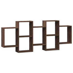 vidaXL &Eacute;tag&egrave;re murale ch&ecirc;ne marron 159x18x65 cm bois d'ing&eacute;nierie