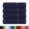 vidaXL Serviettes de douche FROGN 4 pcs bleu marine 70x140 cm 360 g/m&sup2;