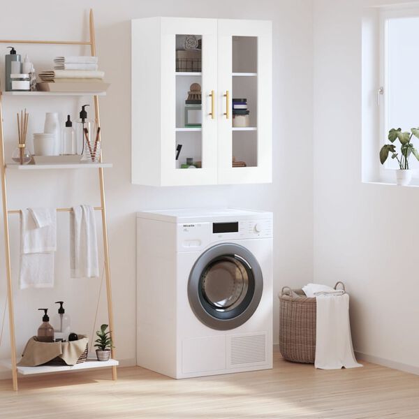 vidaXL Armoire murale blanc 69,5x34x90 cm