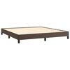 vidaXL Cadre de lit sans matelas marron 180x200 cm similicuir