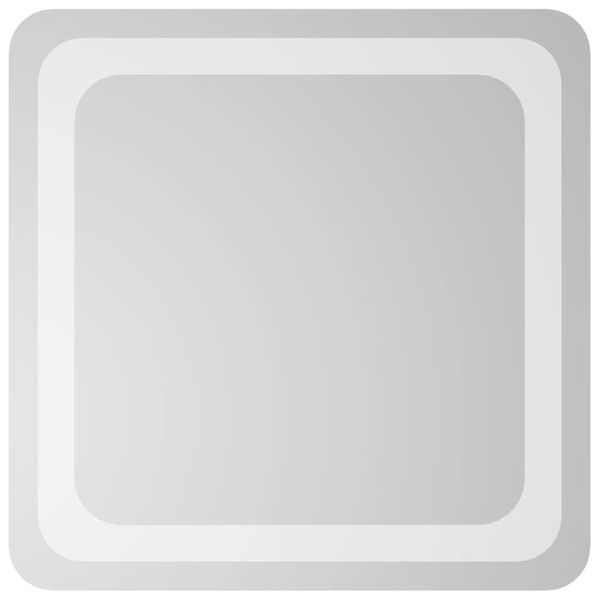 vidaXL Miroir de salle de bain &agrave; LED 40x40 cm