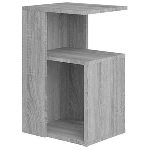 vidaXL Table d'appoint Sonoma gris 36x30x56 cm Bois d'ing&eacute;nierie