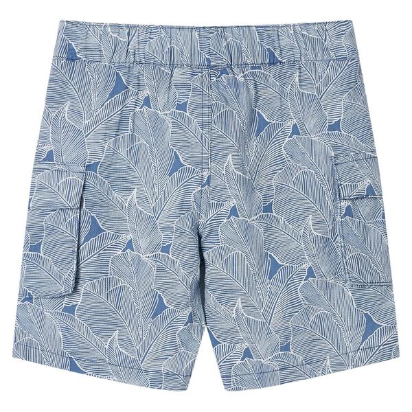 Short pour enfants avec cordon de serrage bleu foncé 128