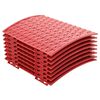 vidaXL JupedesapindeNo&euml;l Rouge &Oslash; 65 x 24 cm Plastique