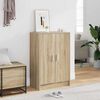 vidaXL Armoire &agrave; chaussures Ch&ecirc;ne Sonoma 60x35x92 cm Bois d&rsquo;ing&eacute;nierie