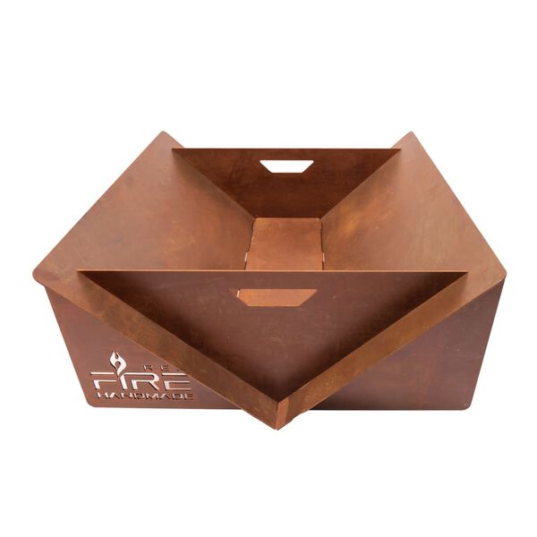 RedFire Foyer fait &agrave; la main V Rouille Acier