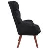 vidaXL fauteuil Noir 69 x 74 x 93 cm Simili cuir