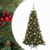 vidaXL Sapin de No&euml;l artificiel avec boules 120 cm 150 LED Blanc chaud