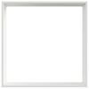 vidaXL Bordure de Pelouse Blanc 50 x 50 x 13 cm Acier